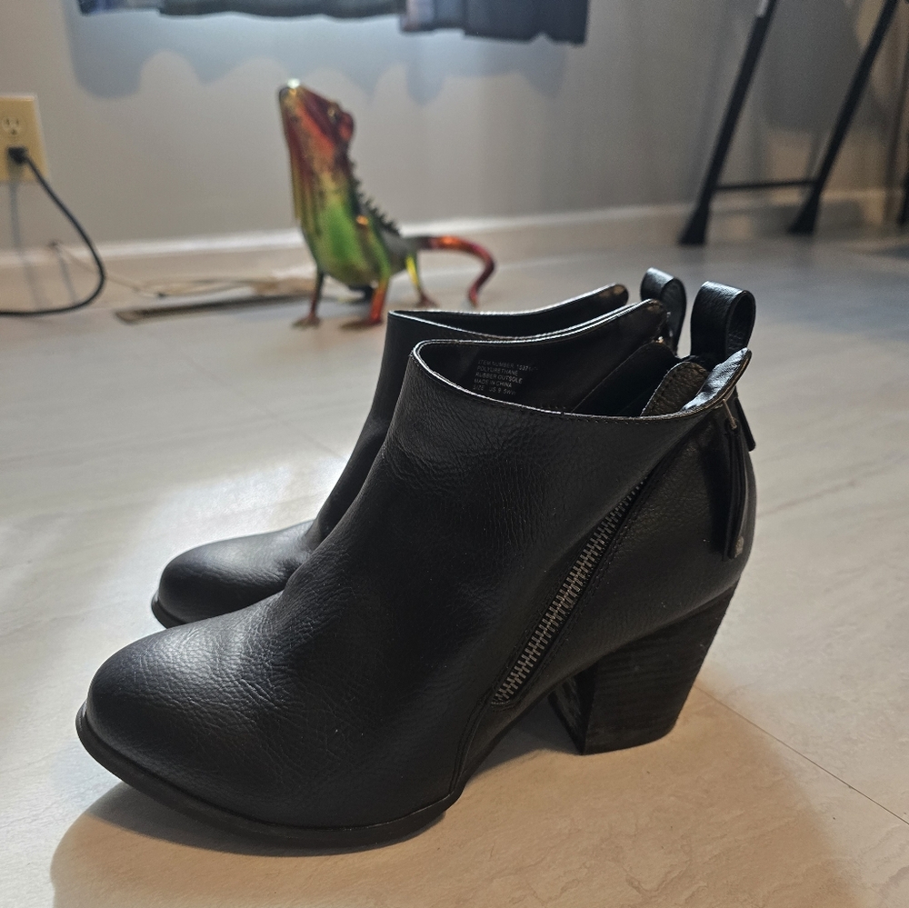 Torrid Black Heeled Booties
